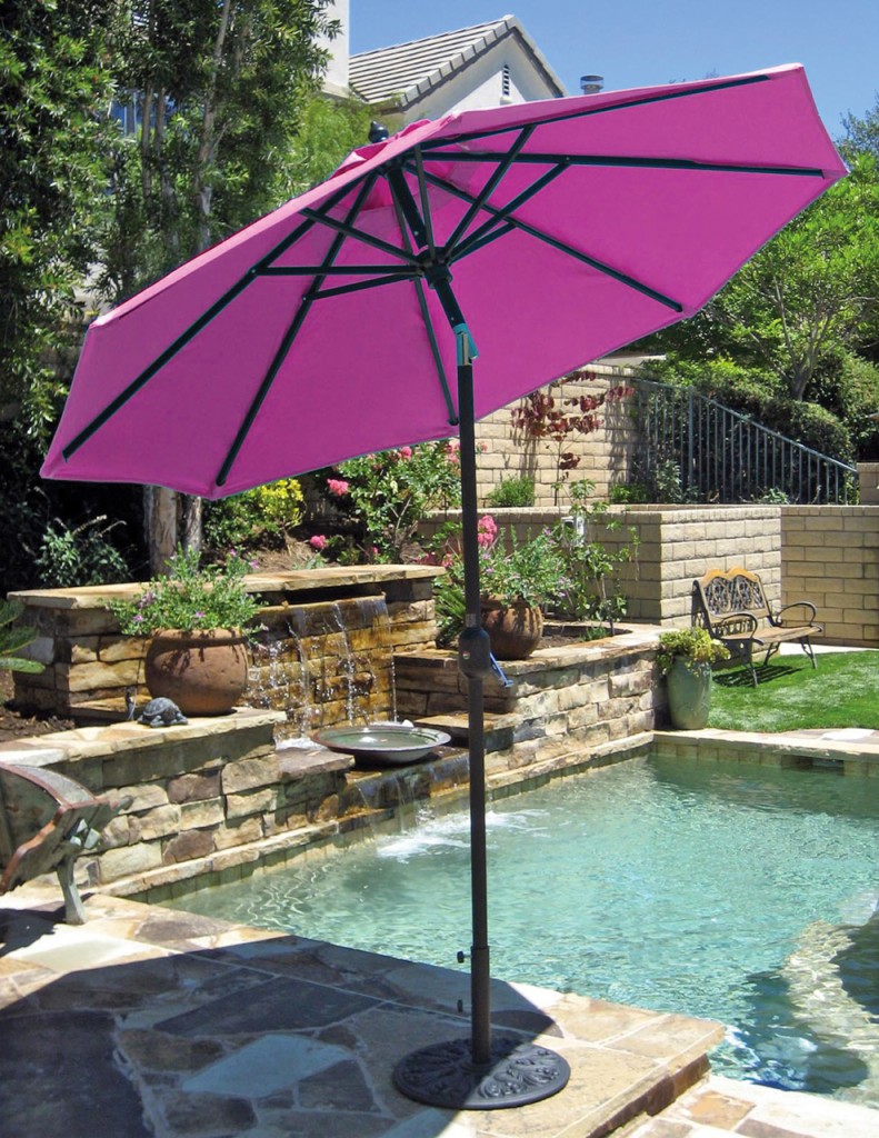 choisir son parasol -inclinable-fuchia