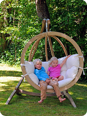 Balancelle en bois pour jardin