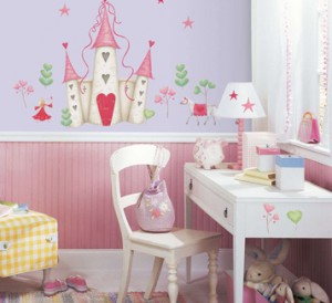 Sticker chambre enfant Chateaux