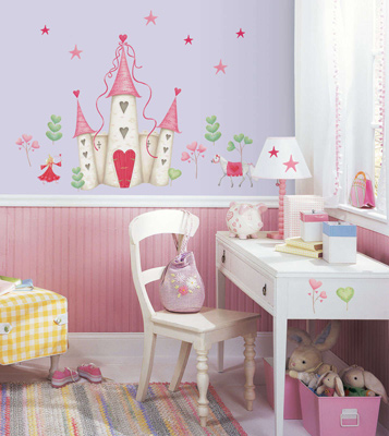 Sticker chambre enfant Chateaux