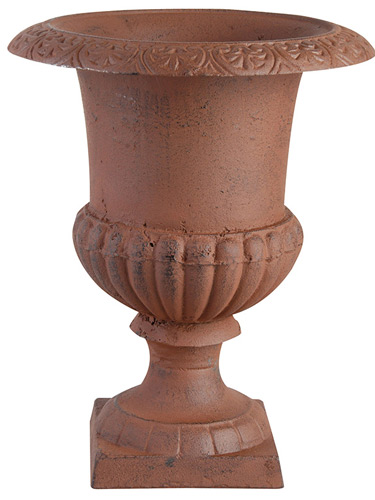 Déco de jardin en fonte Vase