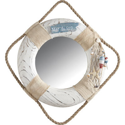 Déco thème mer Miroir bouée