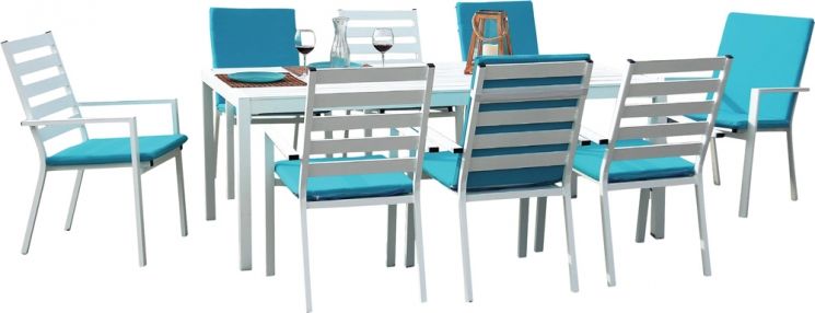 Nouveautés printemps Jardindeco table jardin aluminium